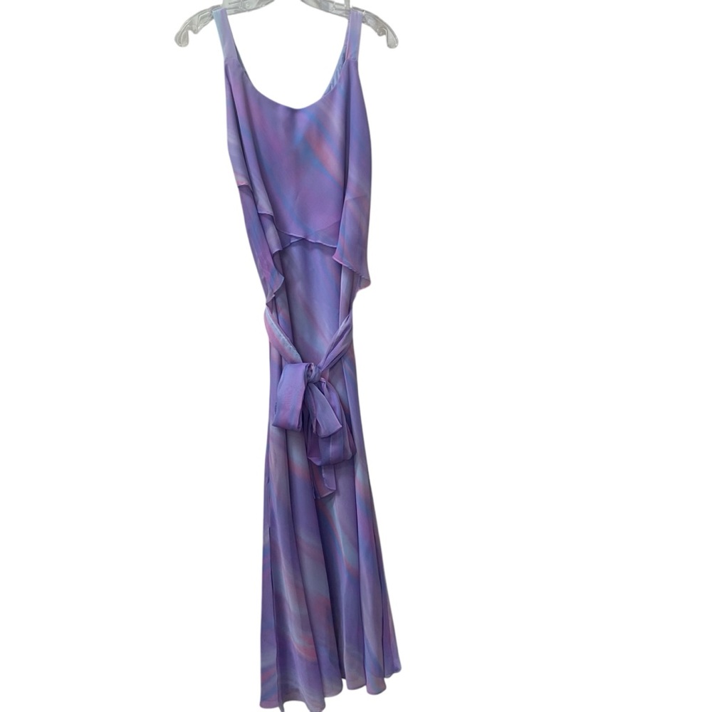 Jolibel Lavender Pink Blue Rainbow Evening Gown Dress size 12 - Picture 3 of 6